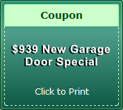$879 New Garage Door Special